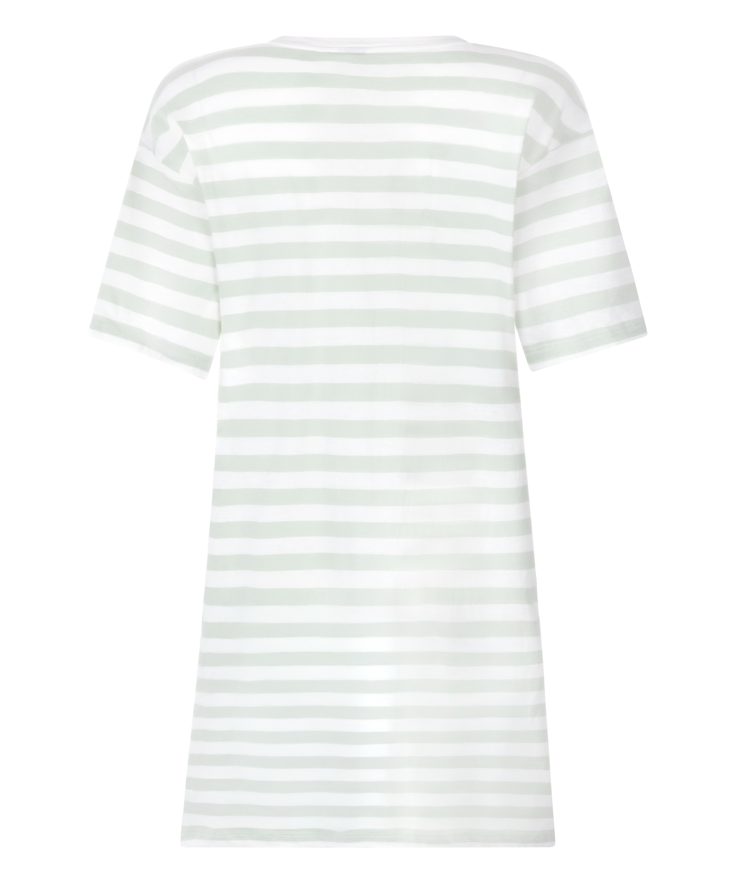 Chemise de nuit col rond, Vert, main