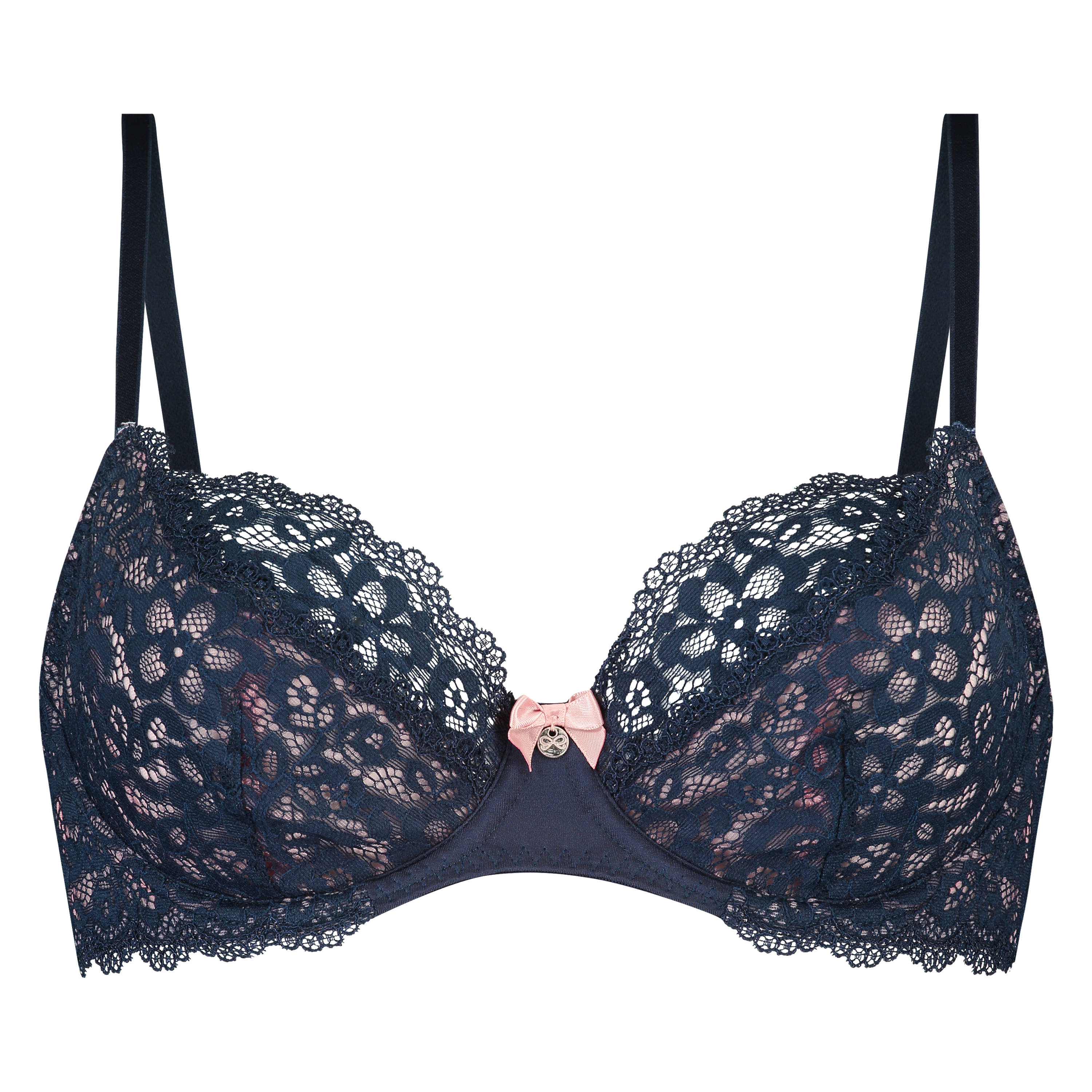 Soutien-gorge à armatures non-préformé Marine, Bleu, main