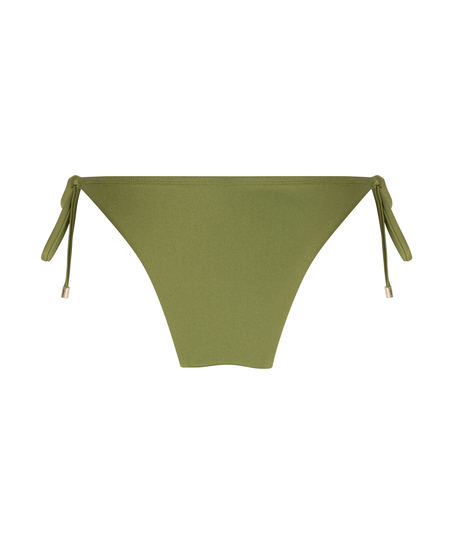 Slip de Bikini Échancrés Yucatan, Vert