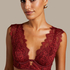 Soutien-gorge bustier non-rembourré à armatures Zoe, Rouge
