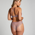 Slip brésilien taille haute Meghan, Violet