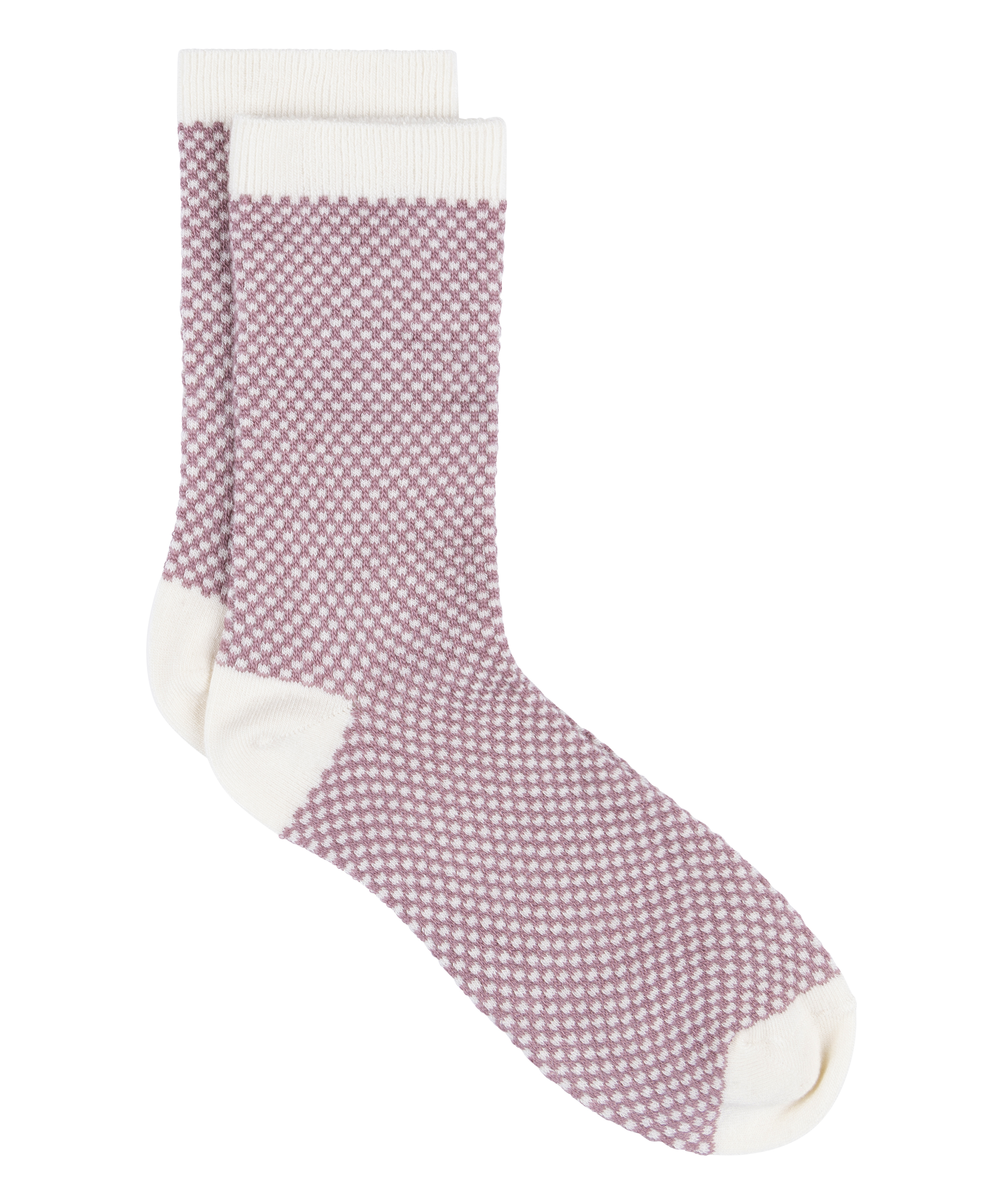 Chaussettes courtes en modal, Violet, main