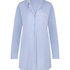Robe-chemise à manches longues en jersey Essential, Bleu