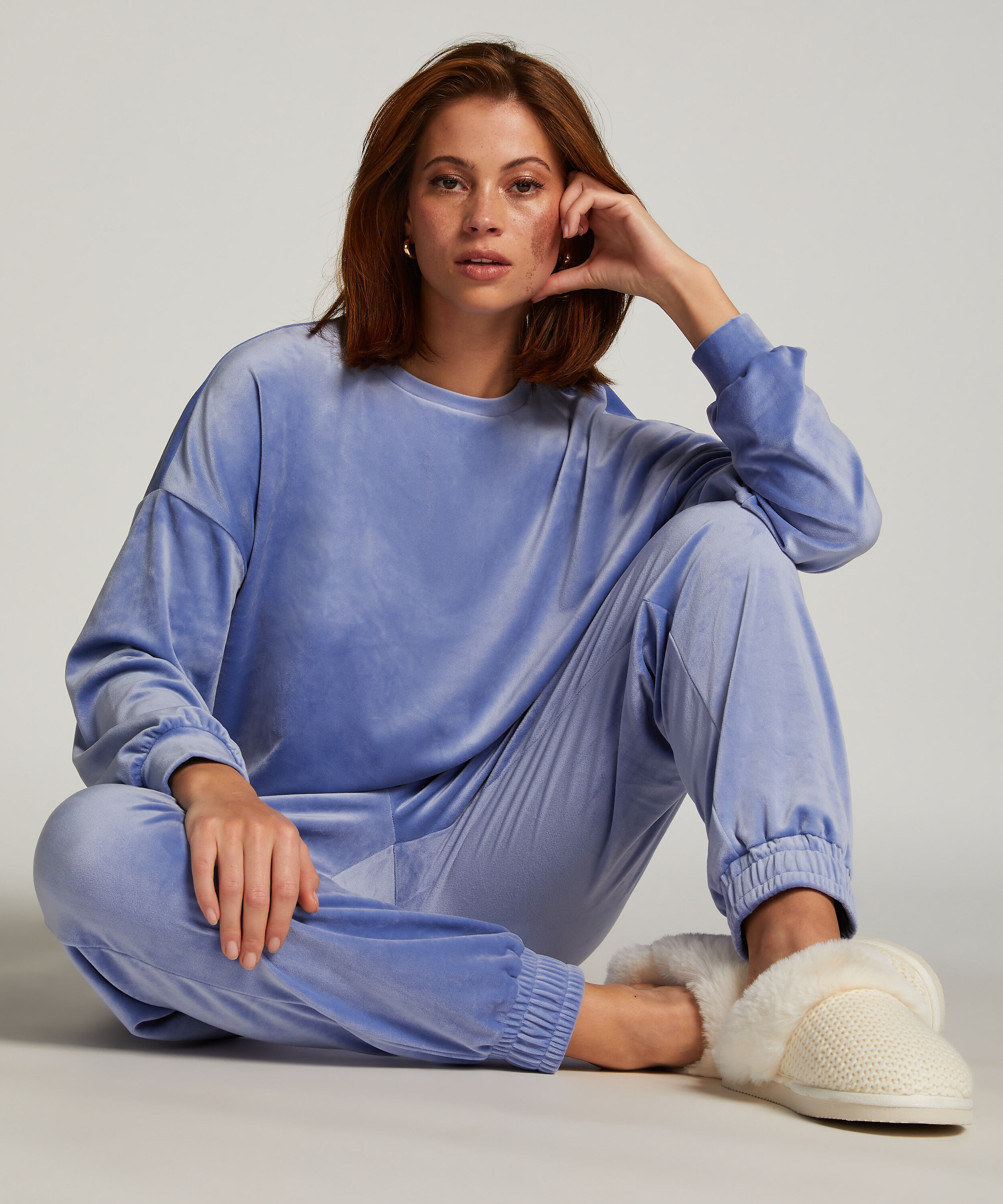 Top Velours, Bleu Top Velours, Bleu