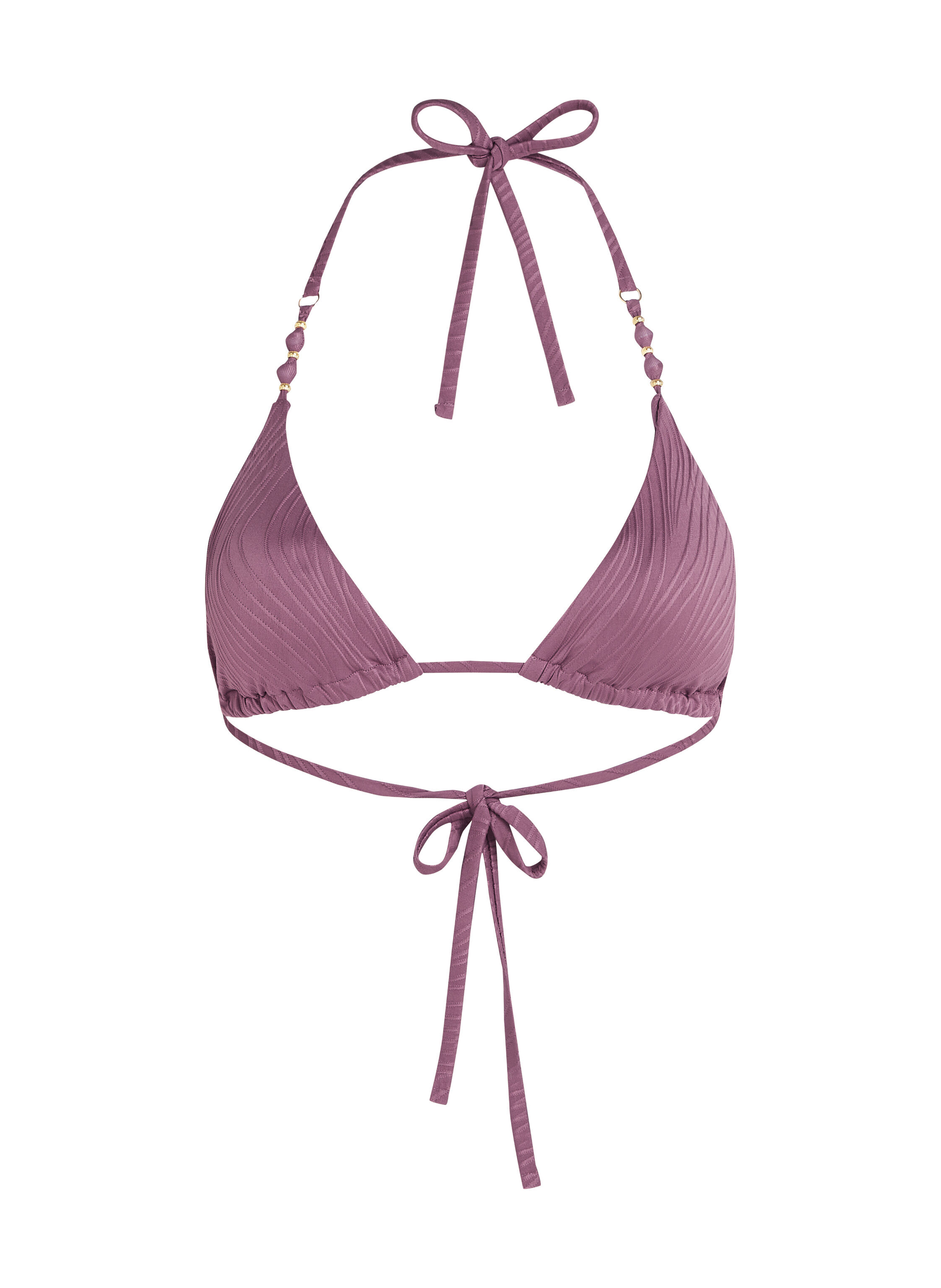 Haut de bikini triangle Cozumel, Violet