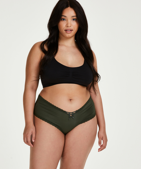 Slip brésilien en forme de V Vixen Curvy, Vert
