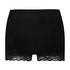 Short velours dentelle, Noir