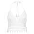 Croptop Crochet, Blanc