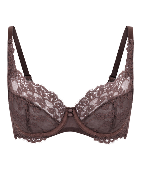 Soutien-gorge &agrave; armatures non-pr&eacute;form&eacute; Daisy, Marron
