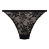 Slip brésilien Lea Lace, Noir
