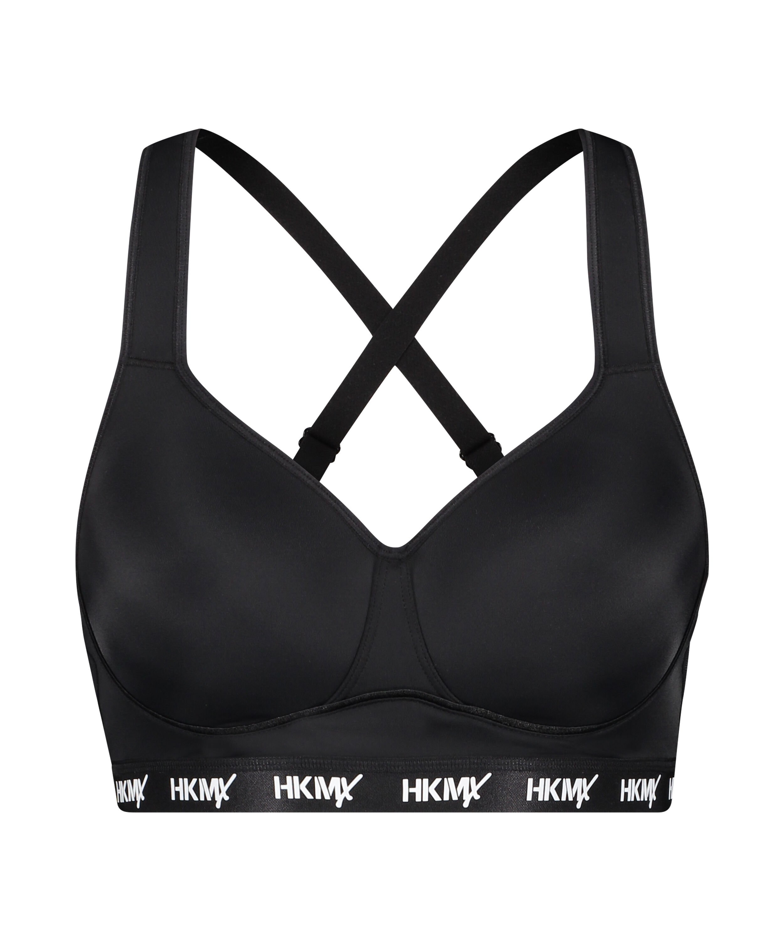 HKMX Soutien-gorge de sport The All Star Maintien niveau 2, Noir