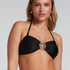 Haut de bikini Bandeau Yucatan, Noir