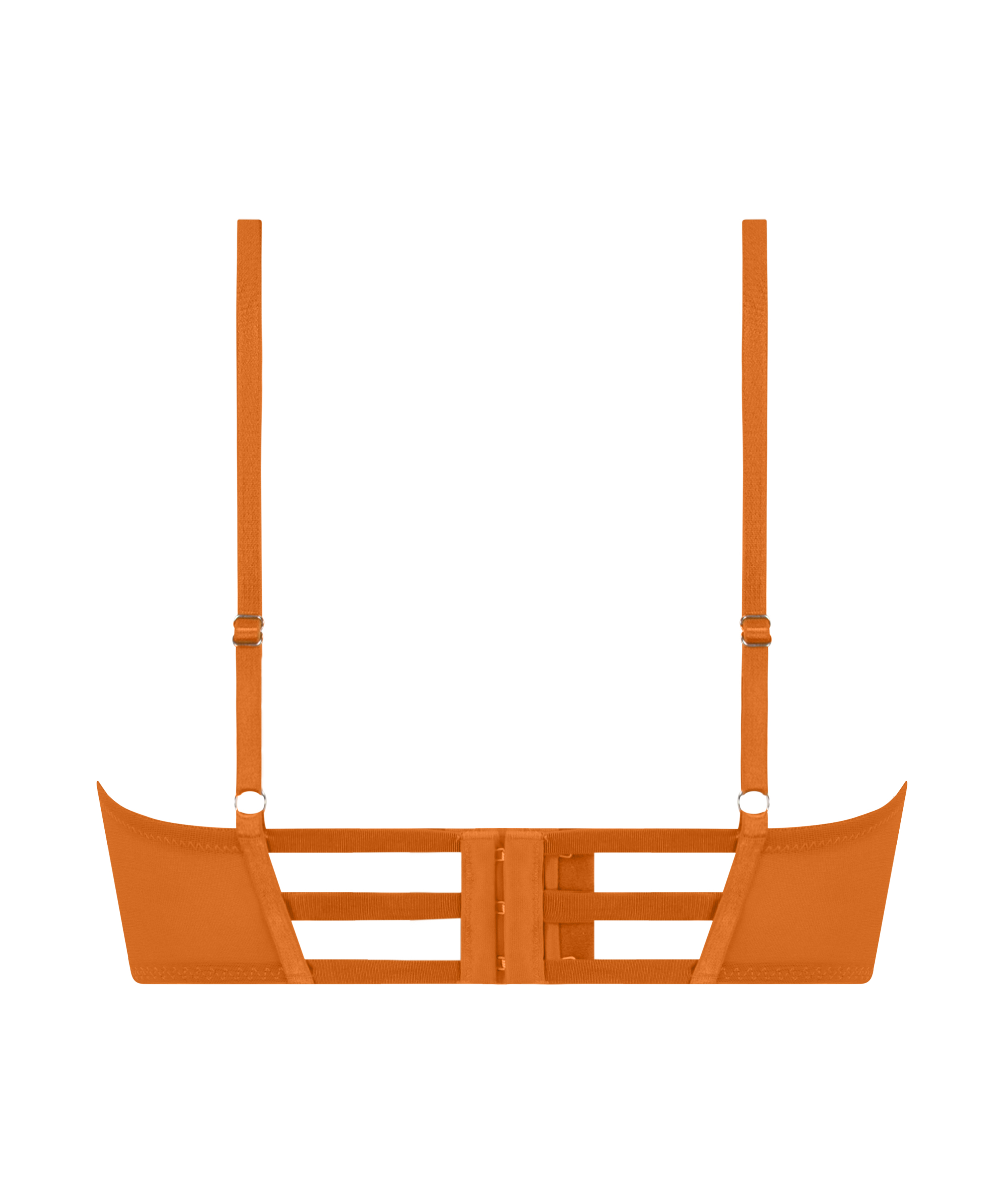 Soutien-gorge rembourré à armatures longline Vera, Orange, main