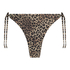 Slip de Bikini Cheeky Tanga Cannes, marron