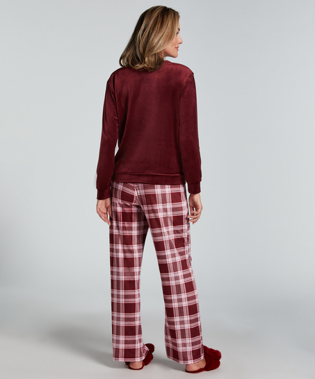 Ensemble pyjama Velours, Violet