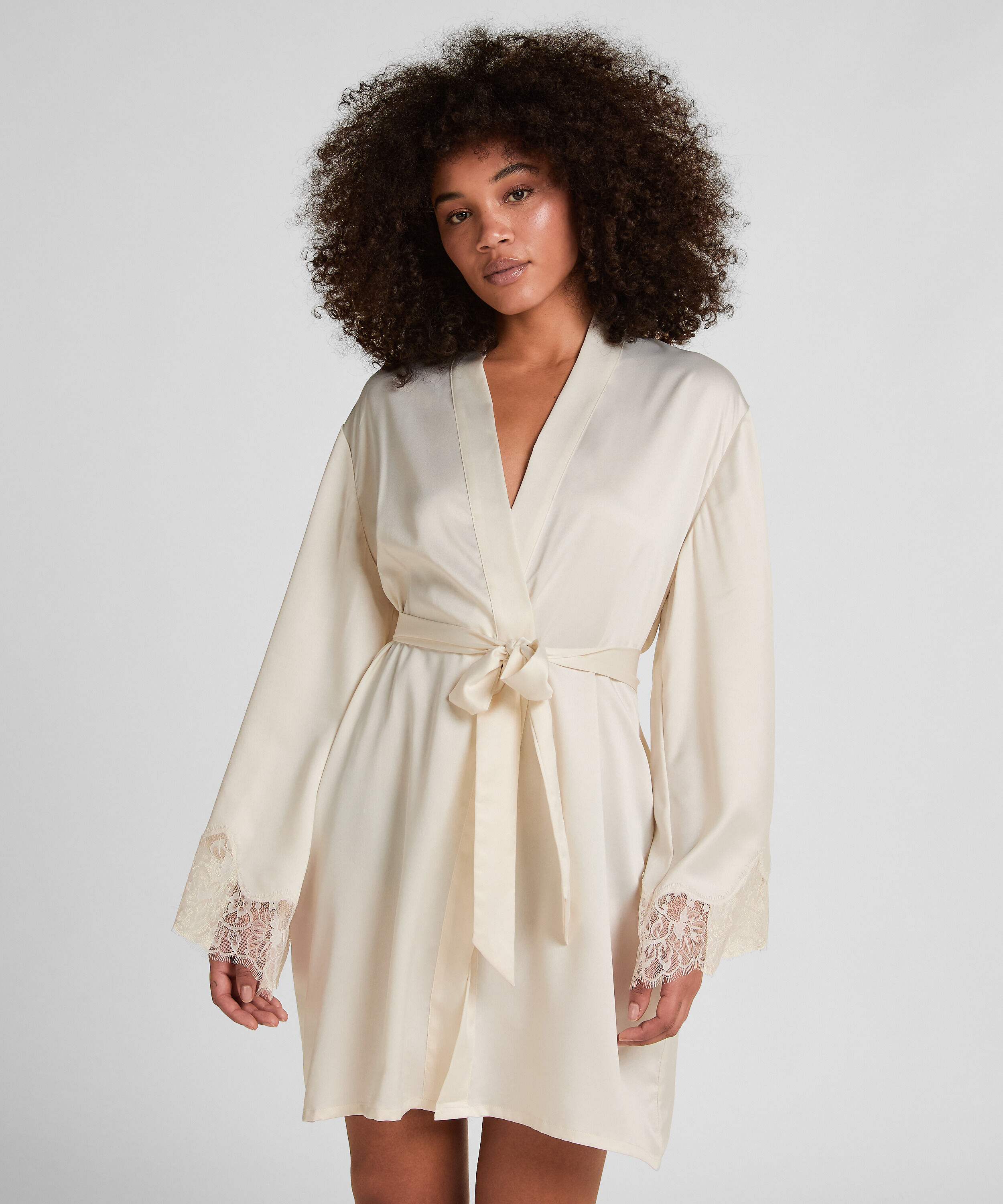 Kimono en satin Valerie
