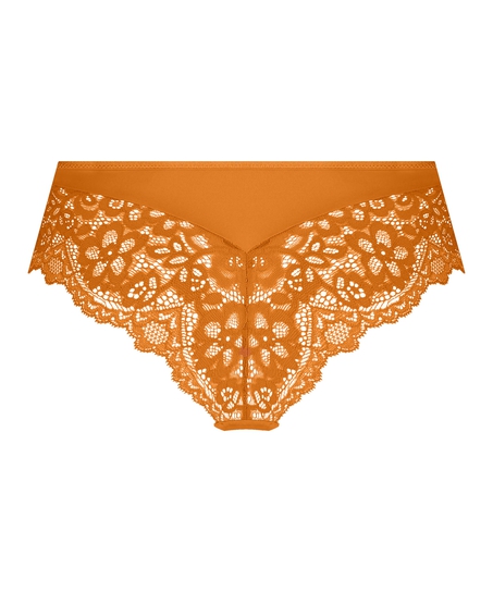 Slip brésilien Marine, Orange