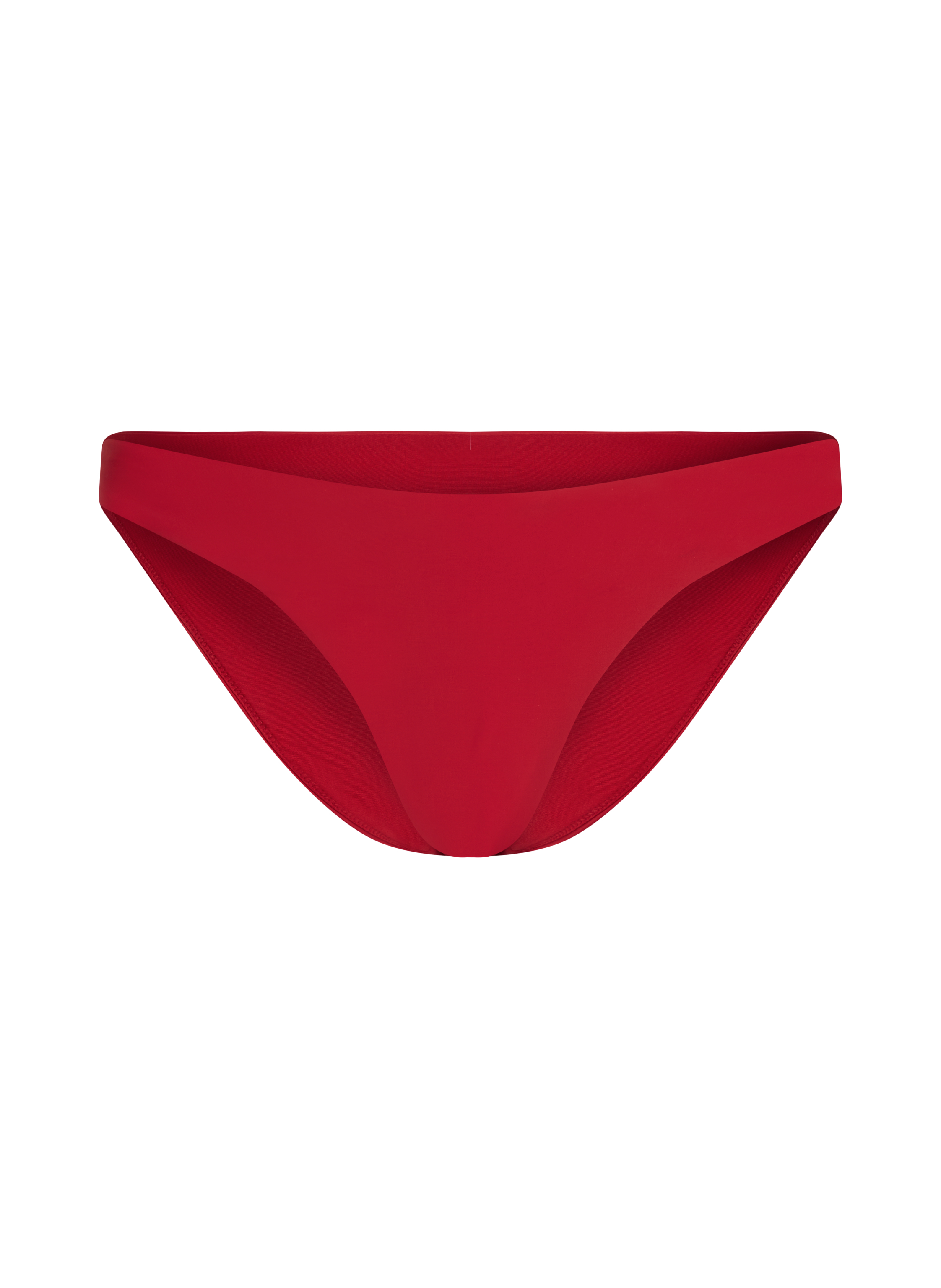 Slip de Bikini Échancrés Luna, Rouge, main