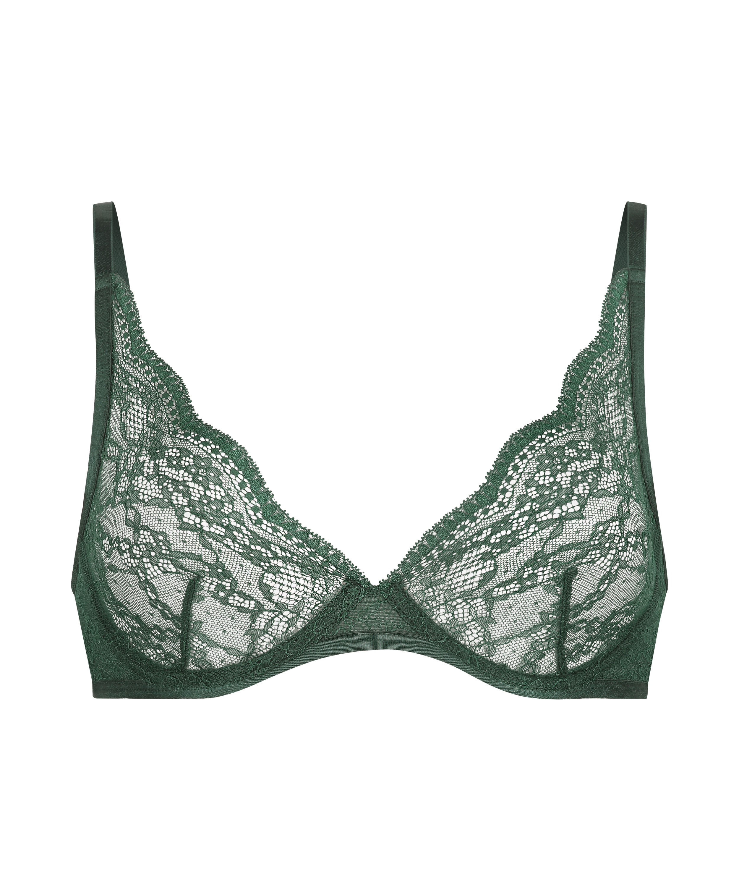 Soutien-gorge à armatures non-préformé Isabelle, Vert, main