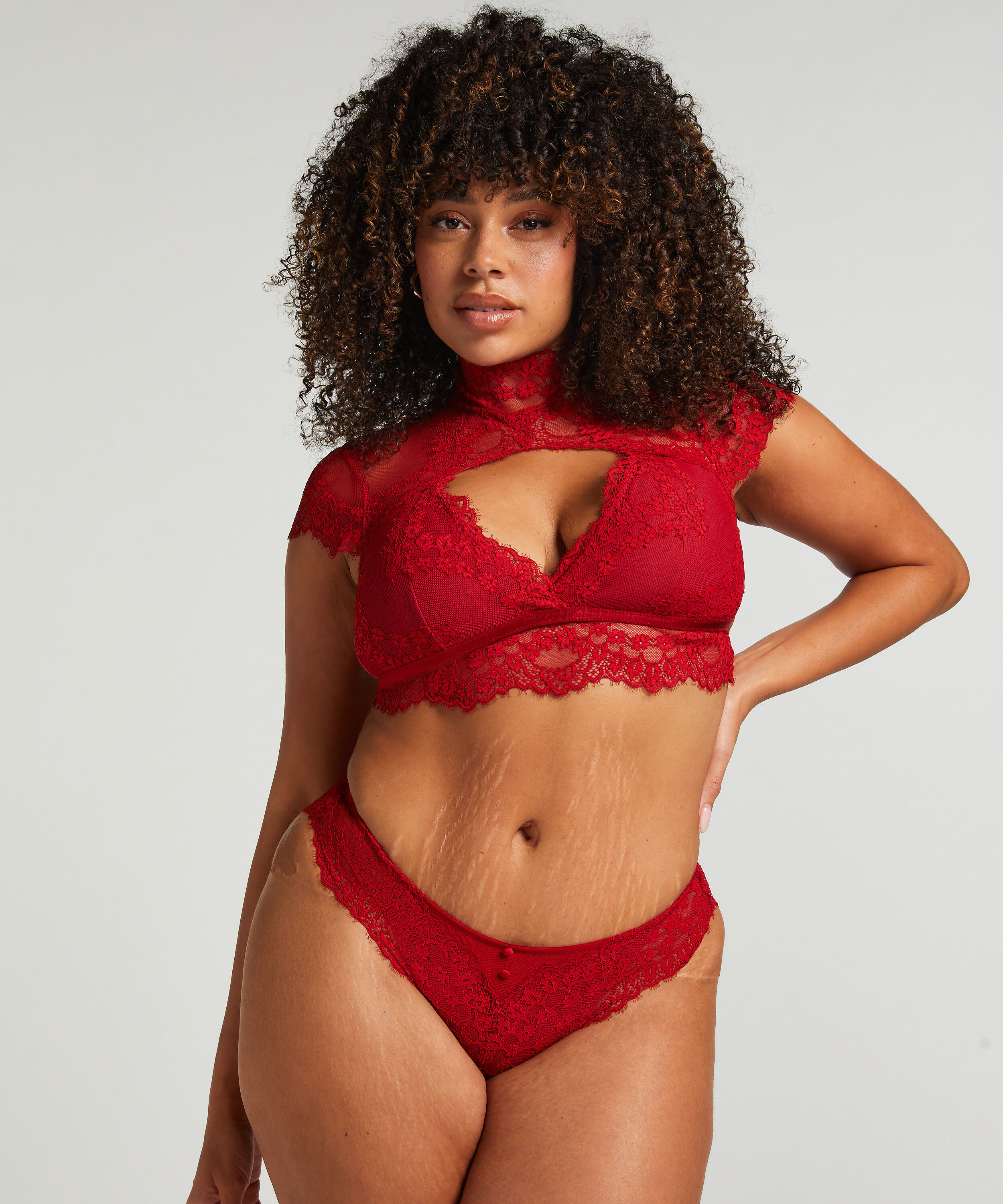 Slip brésilien Daisy, Rouge Slip brésilien Daisy, Rouge
