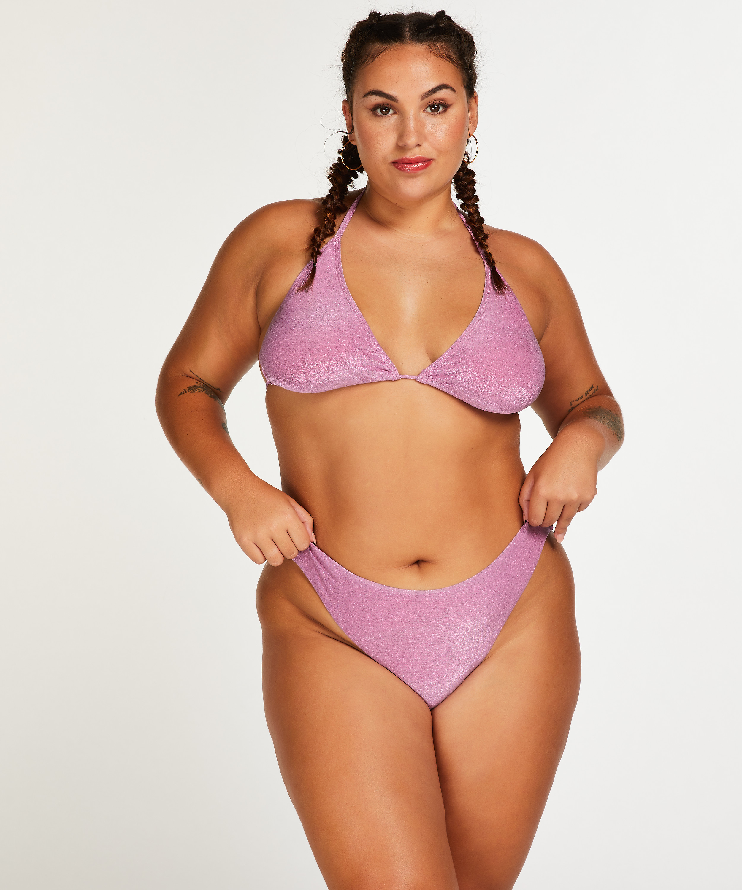 Top de bikini triangle Tasmania, Violet, main
