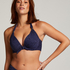 Haut de bikini à armatures à effet push-up préformé Kai, Bleu