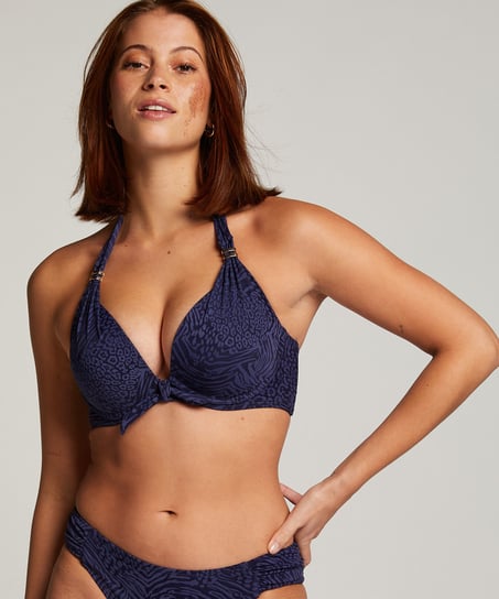 Haut de bikini à armatures à effet push-up préformé Kai, Bleu