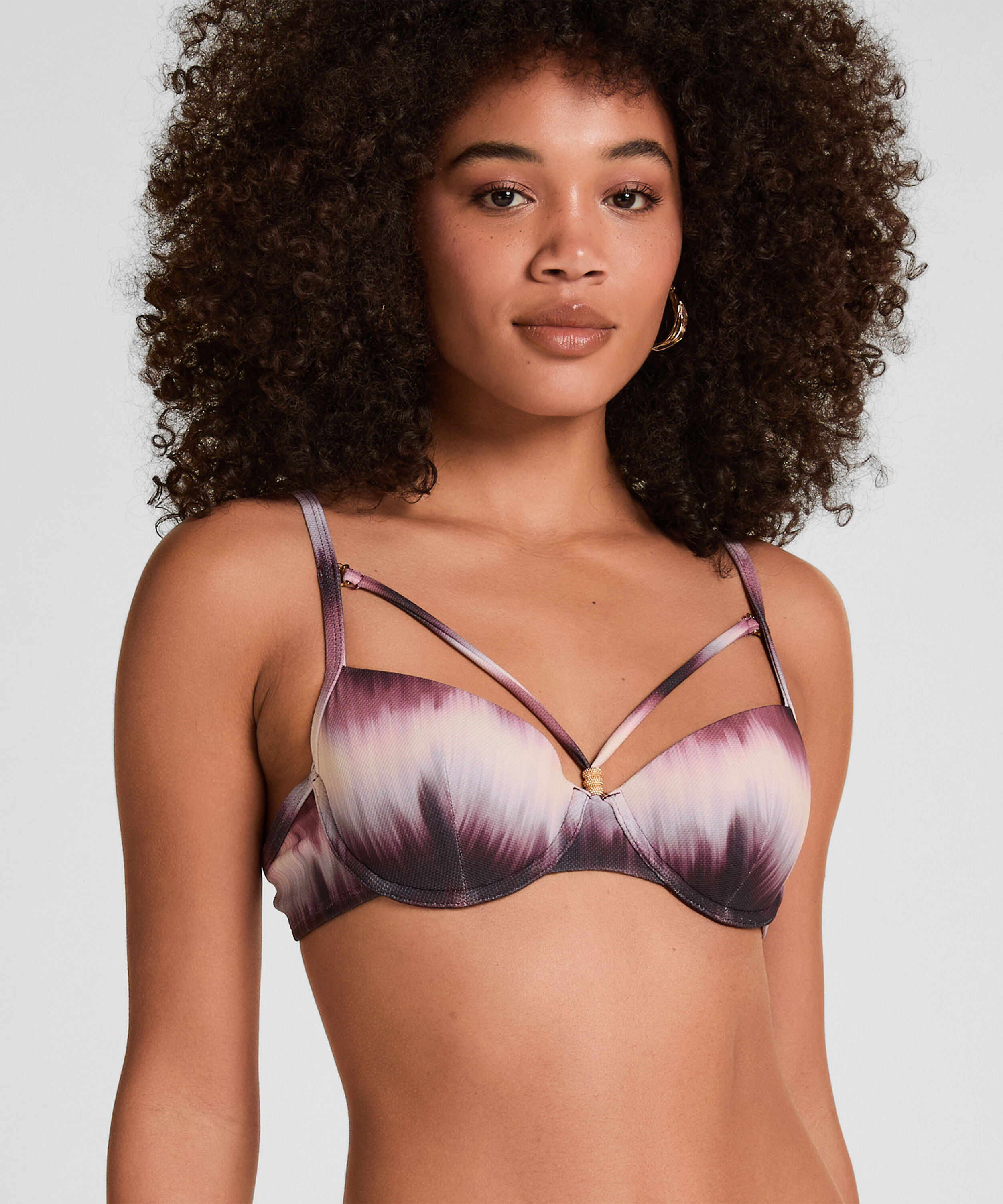 Haut de Bikini Rembourré à Armatures Mauritius, Violet