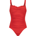Maillot de bain Shaping Scallop, Rouge
