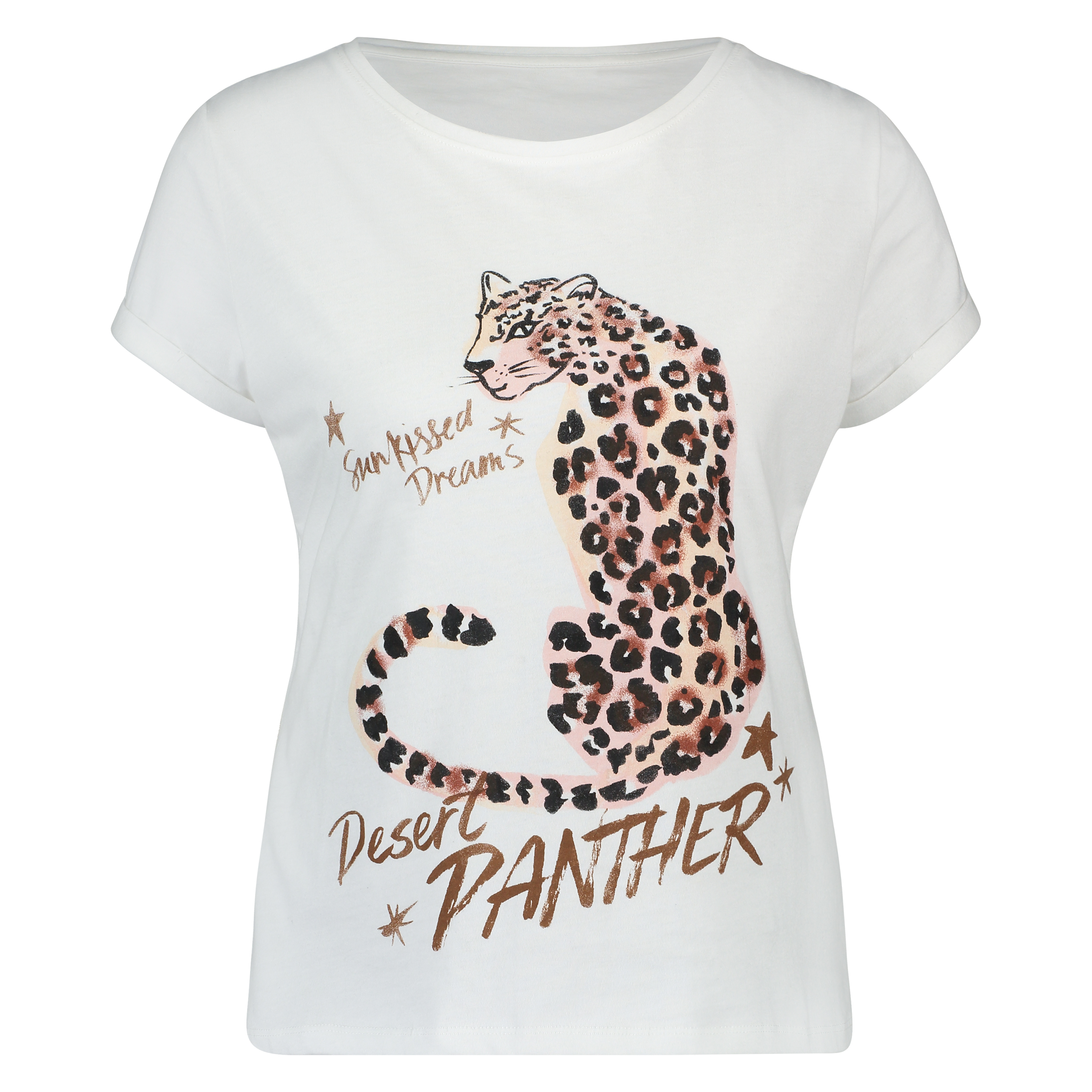 Haut de pyjama &agrave; manches courtes, Blanc, main