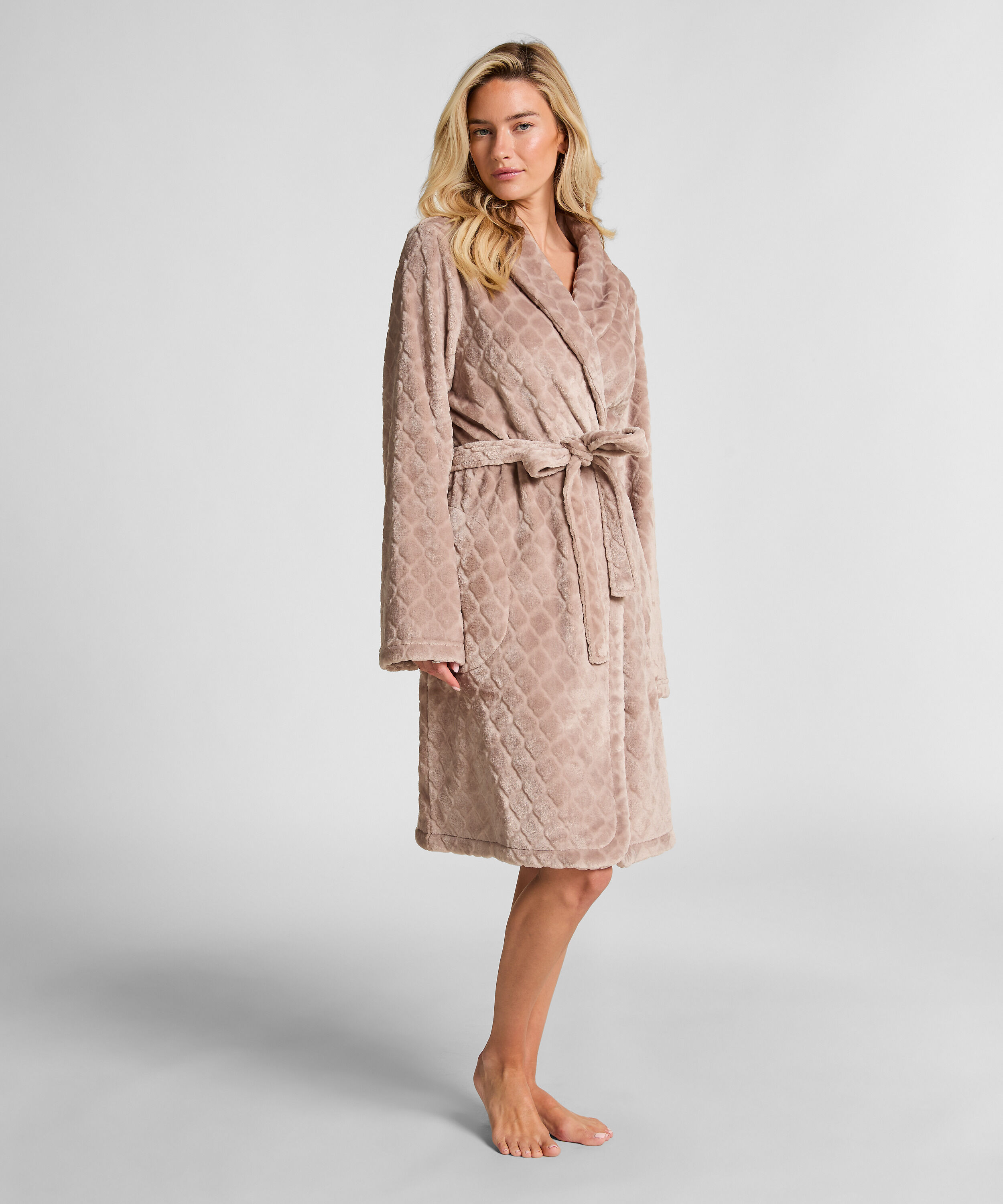 Peignoir Fleece, Beige