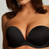 Soutien-gorge maximiseur préformé sans bretelles, Noir