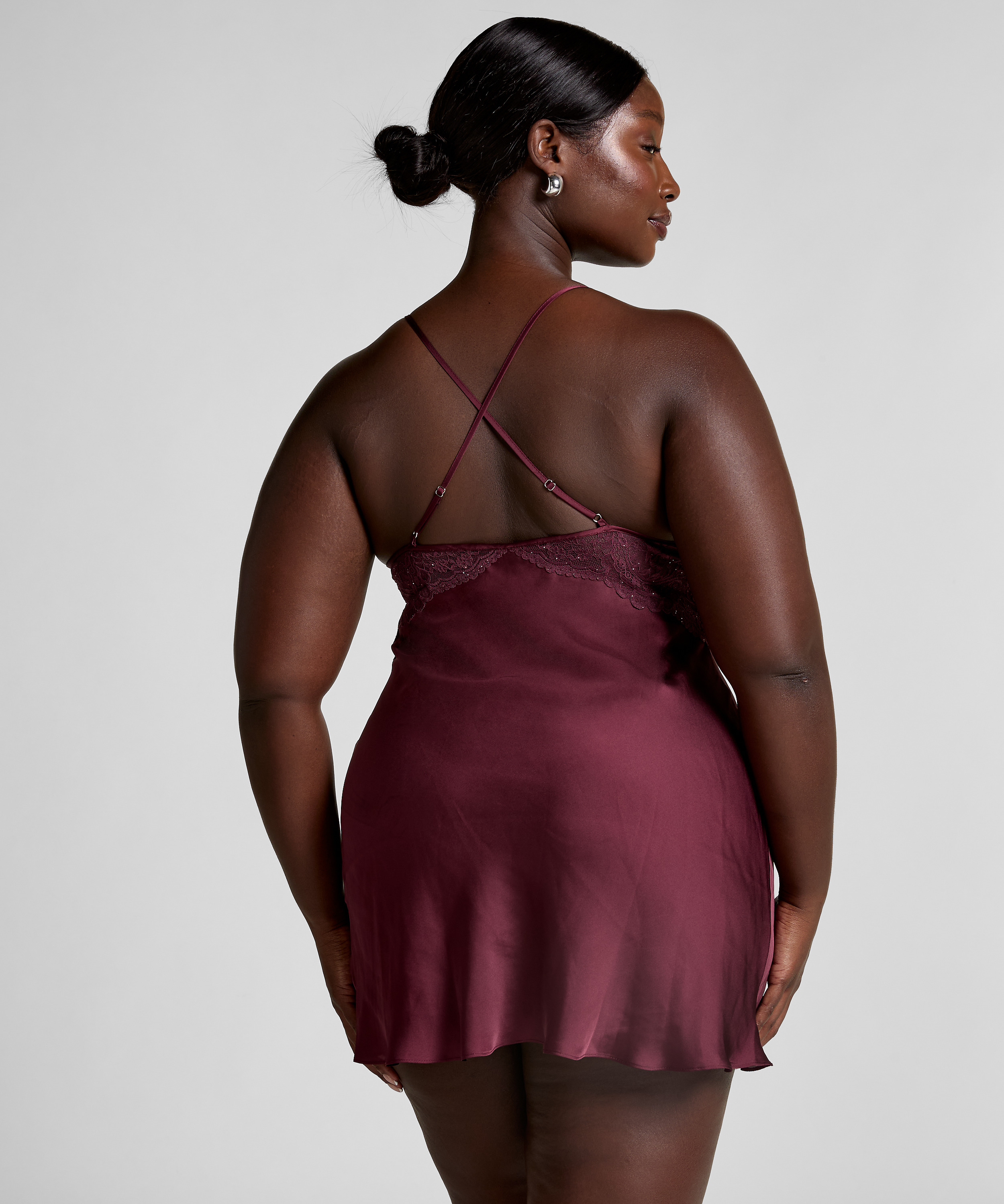 Robe fourreau Isadora, Rouge, main