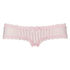 Slip br&eacute;silien V-shape mesh, Rose