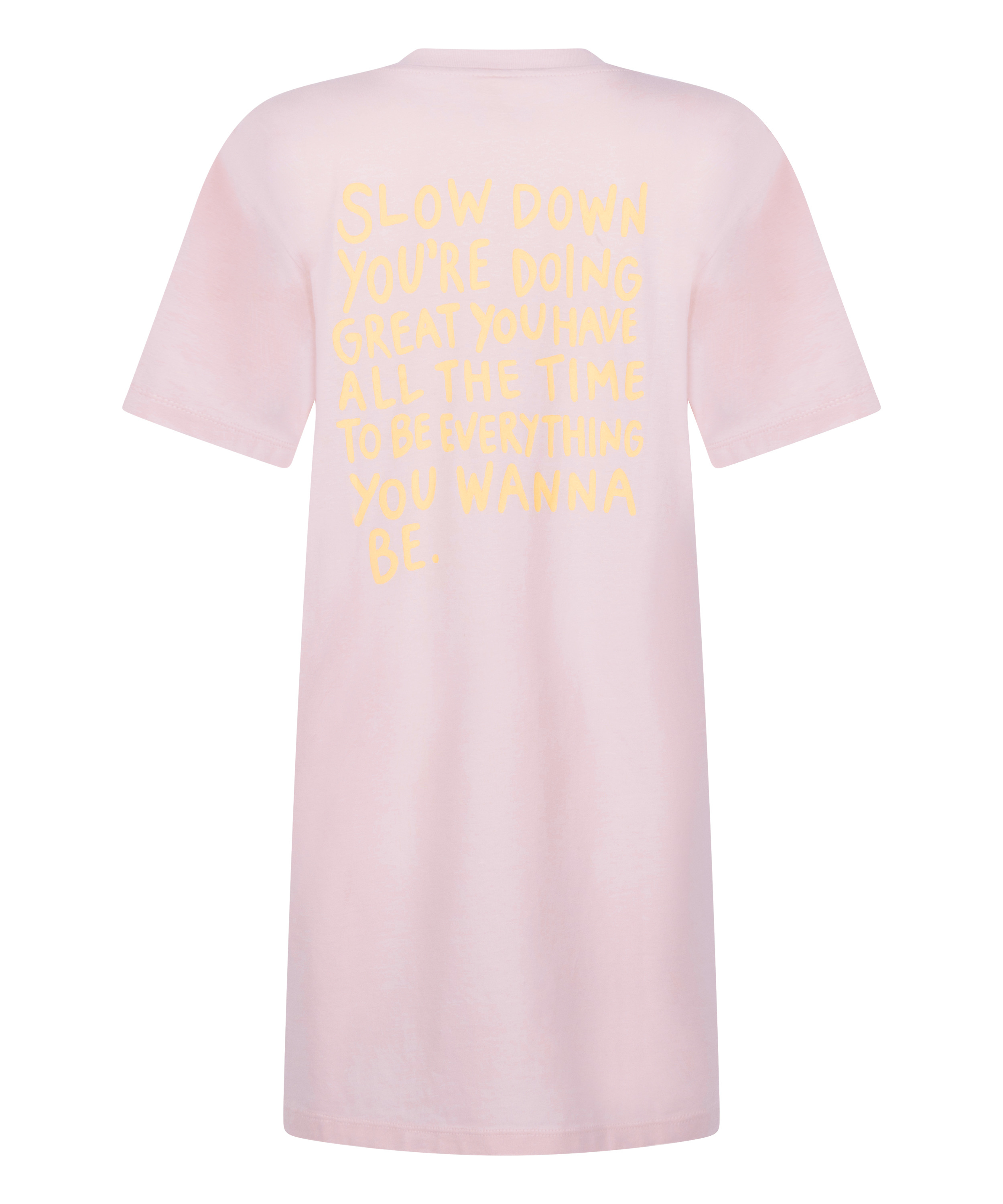 Chemise de nuit, Rose, main