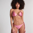Haut de bikini triangle Kallua, Rose