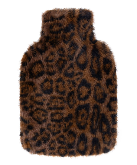 Bouillotte d'eau chaude Leopard, Noir