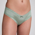 Slip brésilien V-shape mesh, Vert