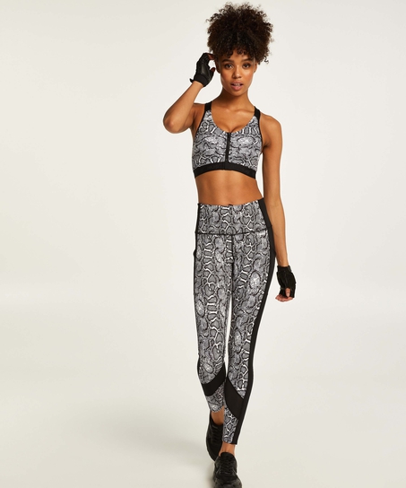 HKMX Soutien-gorge de sport The Pro Maintien niveau 3, Blanc