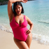 Maillot de bain Shaping Naples, Rose