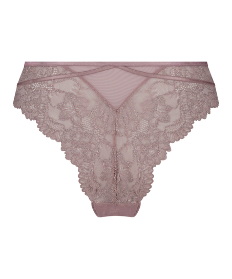 Slip brésilien taille haute Meghan, Violet