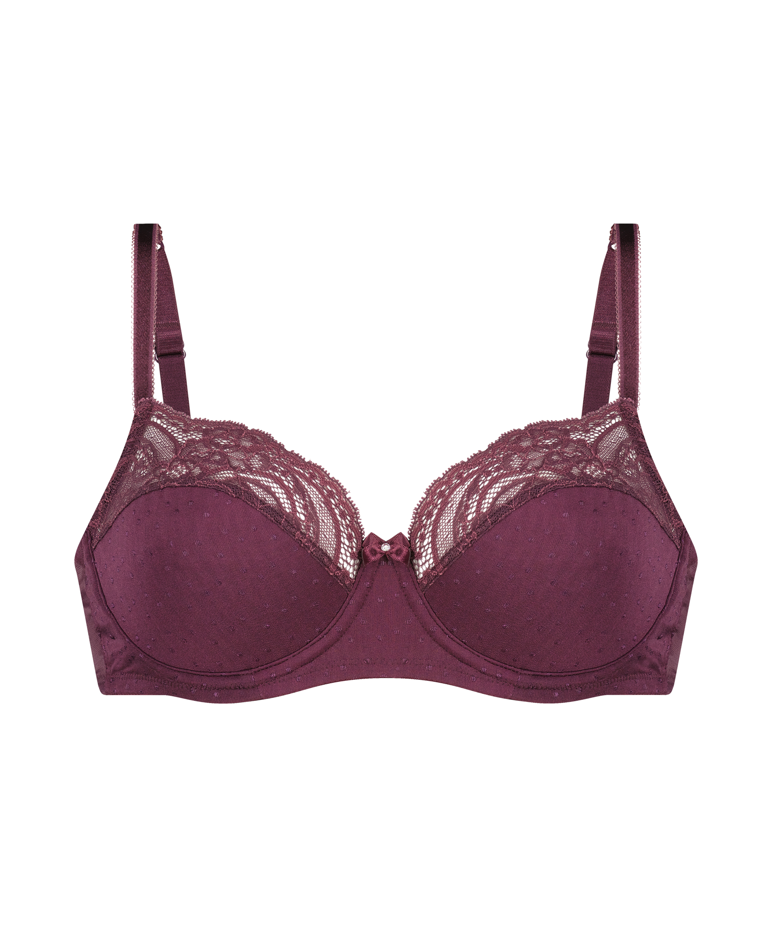 Soutien-gorge à armatures non-préformé Sophie, Violet, main