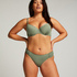 Haut de bikini préformé à armatures Scallop, Vert