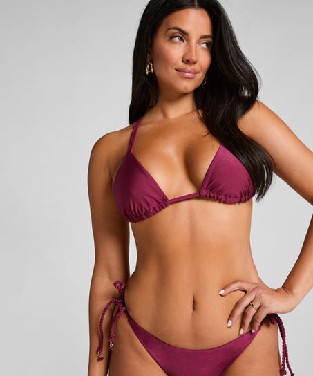 Haut de bikini triangle Marrakech, Rouge