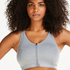 HKMX Soutien-gorge de sport The Pro Maintien niveau 3, Gris