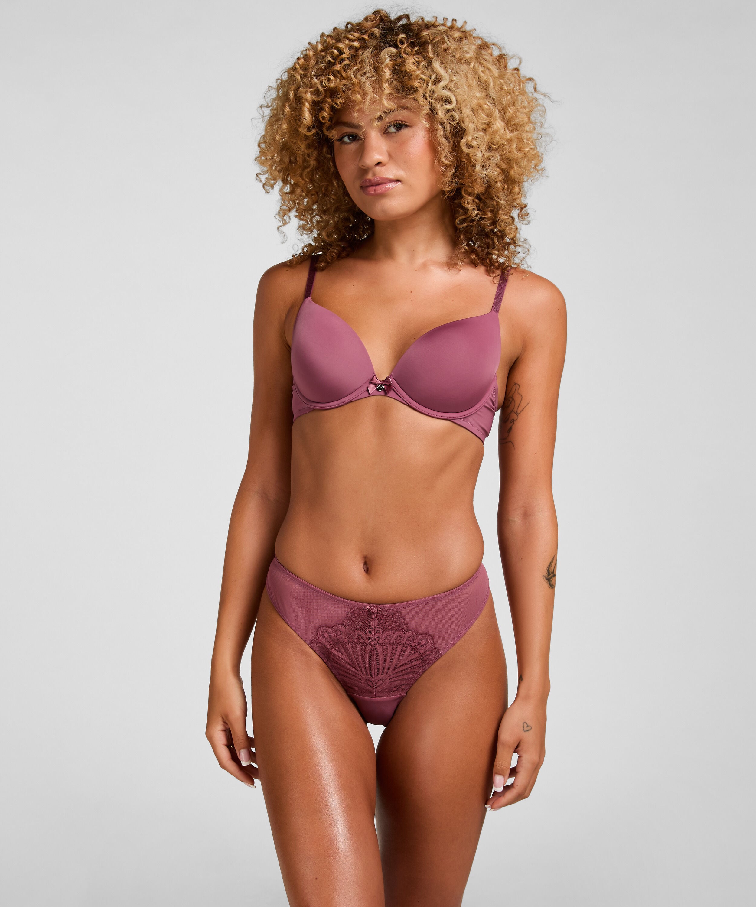 Soutien-gorge à armatures préformé Plunge, Violet