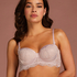 Soutien-gorge préformé sans bretelles avec armatures Leni, Violet