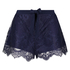 Pyjama short en dentelle, Bleu
