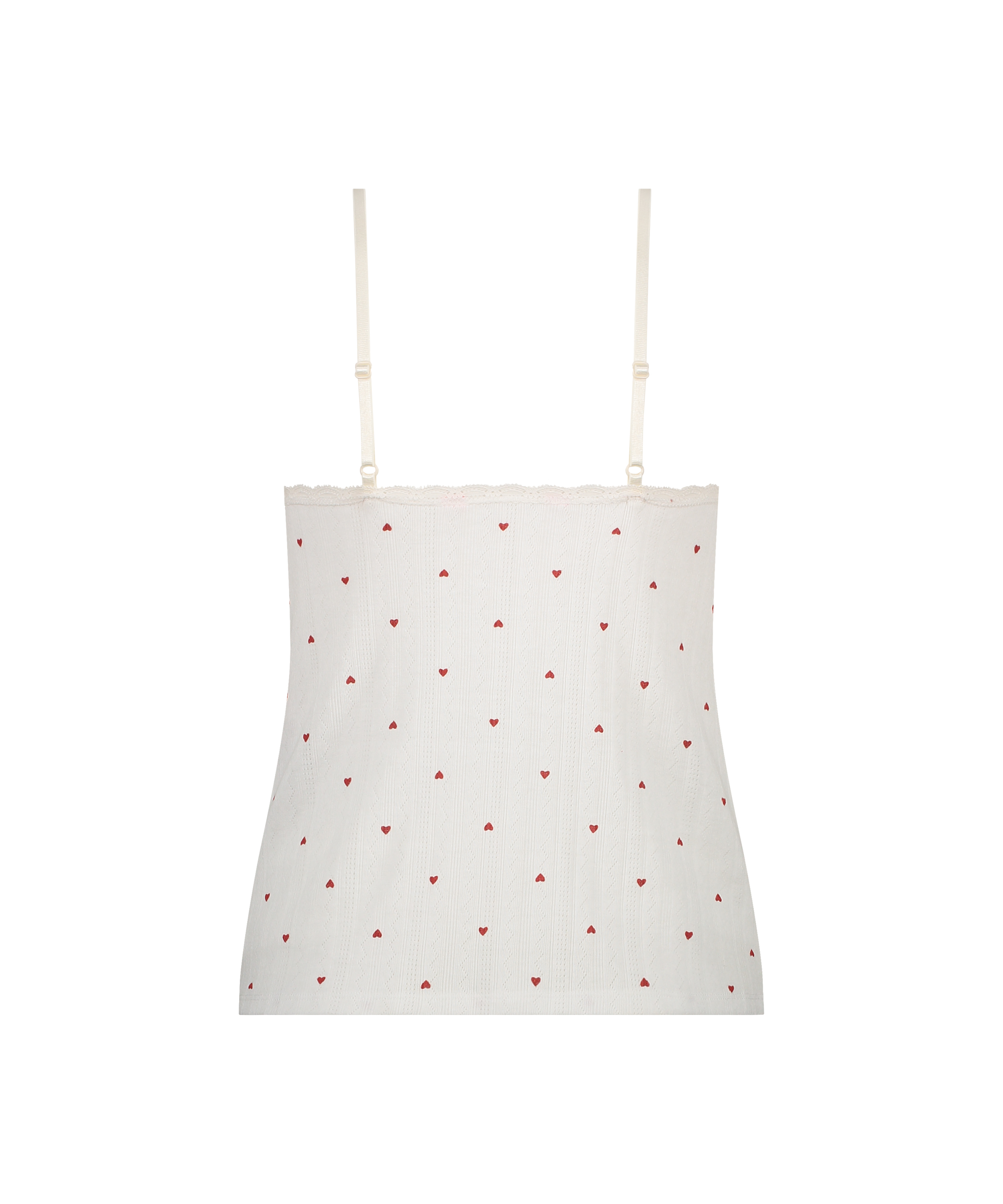 Top cami Lace, Blanc, main