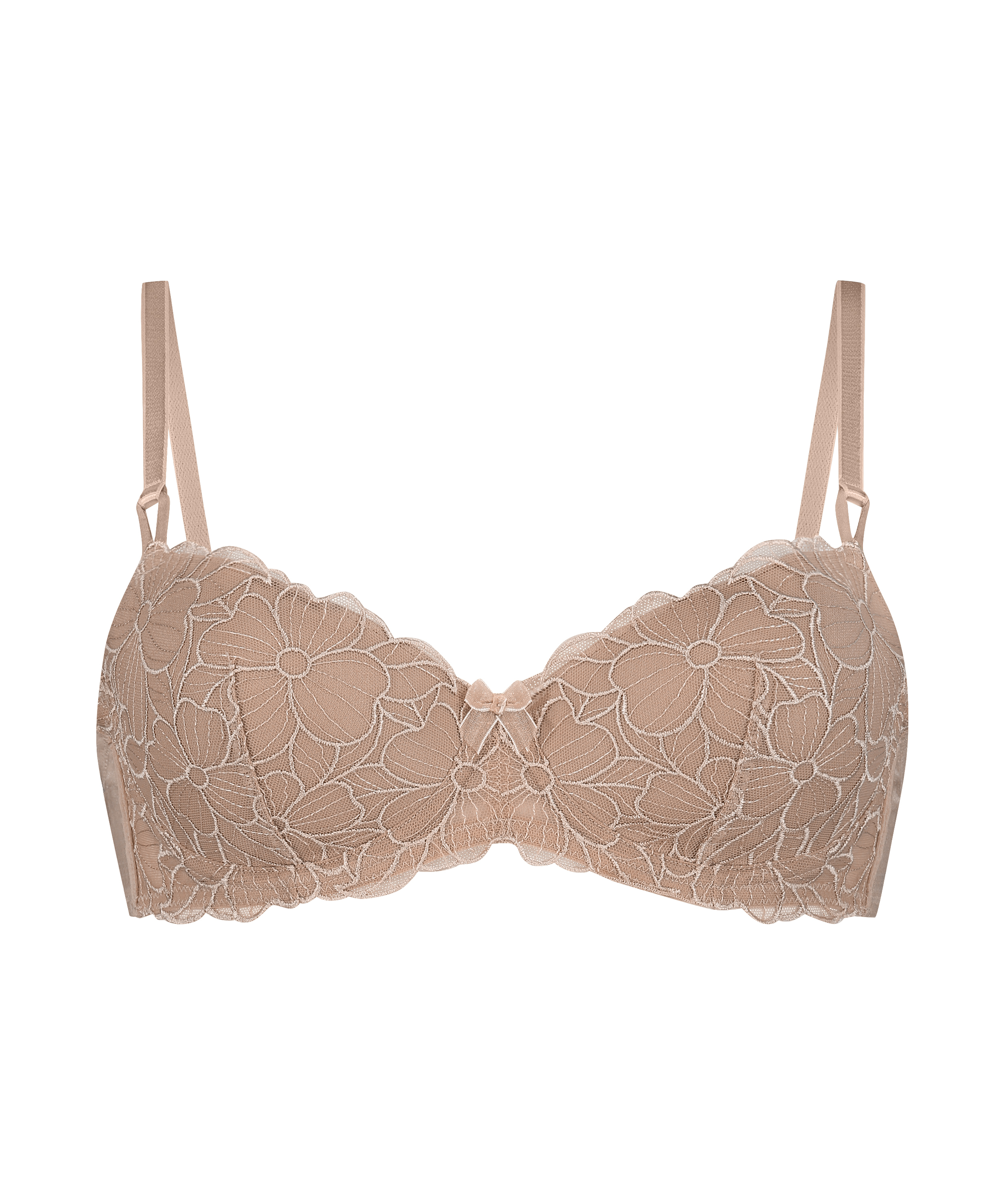 Soutien-gorge à armatures préformé Anya, Marron, main